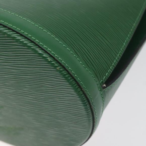 LOUIS VUITTON Epi Cluny Shoulder Bag Green M52254 LV Auth BA3296