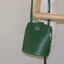 LOUIS VUITTON Epi Cluny Shoulder Bag Green M52254 LV Auth BA3296-22