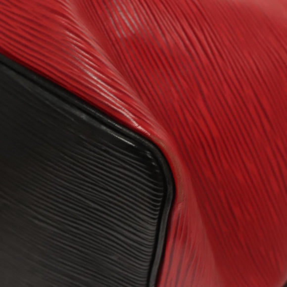 LOUIS VUITTON Epi Petit Noe Shoulder Bag Red M44107 LV Auth BA3298