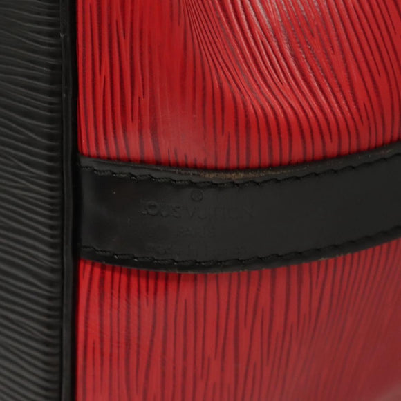 LOUIS VUITTON Epi Petit Noe Shoulder Bag Red M44107 LV Auth BA3298