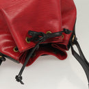 LOUIS VUITTON Epi Petit Noe Shoulder Bag Red M44107 LV Auth BA3298-6