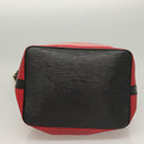 LOUIS VUITTON Epi Petit Noe Shoulder Bag Red M44107 LV Auth BA3298-5
