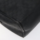 GUCCI Micro GG Supreme Shoulder Bag PVC Black Gold 001 22 1053 Auth BA3301-17