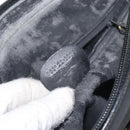 GUCCI Micro GG Supreme Shoulder Bag PVC Black Gold 001 22 1053 Auth BA3301-12