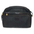 GUCCI Micro GG Supreme Shoulder Bag PVC Black Gold 001 22 1053 Auth BA3301-13