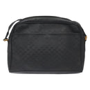 GUCCI Micro GG Supreme Shoulder Bag PVC Black Gold 001 22 1053 Auth BA3301-2