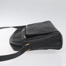 GUCCI Micro GG Supreme Shoulder Bag PVC Black Gold 001 22 1053 Auth BA3301-4