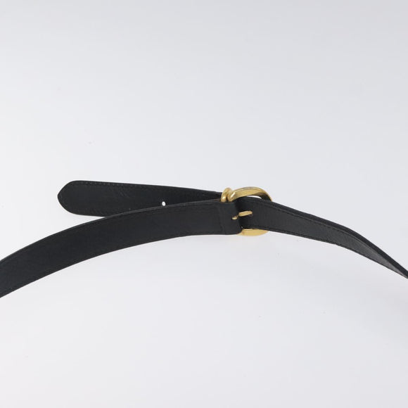 GUCCI Micro GG Supreme Shoulder Bag PVC Black Gold 001 22 1053 Auth BA3301