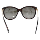 GUCCI Sunglasses metal Brown Auth BA3302-3