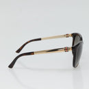 GUCCI Sunglasses metal Brown Auth BA3302-4