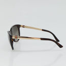 GUCCI Sunglasses metal Brown Auth BA3302-5