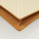 GUCCI Micro GG Supreme Chain Shoulder Bag PVC White Gold Auth BA3303-13