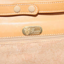 GUCCI Micro GG Supreme Chain Shoulder Bag PVC White Gold Auth BA3303-16