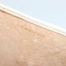 GUCCI Micro GG Supreme Chain Shoulder Bag PVC White Gold Auth BA3303-22