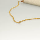 GUCCI Micro GG Supreme Chain Shoulder Bag PVC White Gold Auth BA3303-7