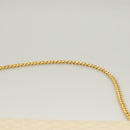 GUCCI Micro GG Supreme Chain Shoulder Bag PVC White Gold Auth BA3303-8