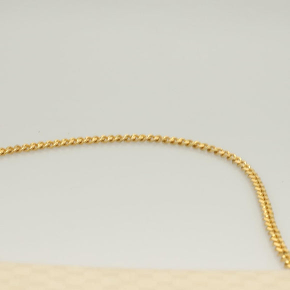 GUCCI Micro GG Supreme Chain Shoulder Bag PVC White Gold Auth BA3303