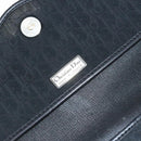 Christian Dior Trotter Canvas Shoulder Bag Black Auth BA3304-16