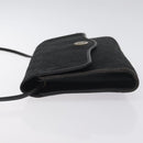 Christian Dior Trotter Canvas Shoulder Bag Black Auth BA3304-5