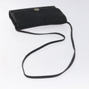 Christian Dior Trotter Canvas Shoulder Bag Black Auth BA3304-7