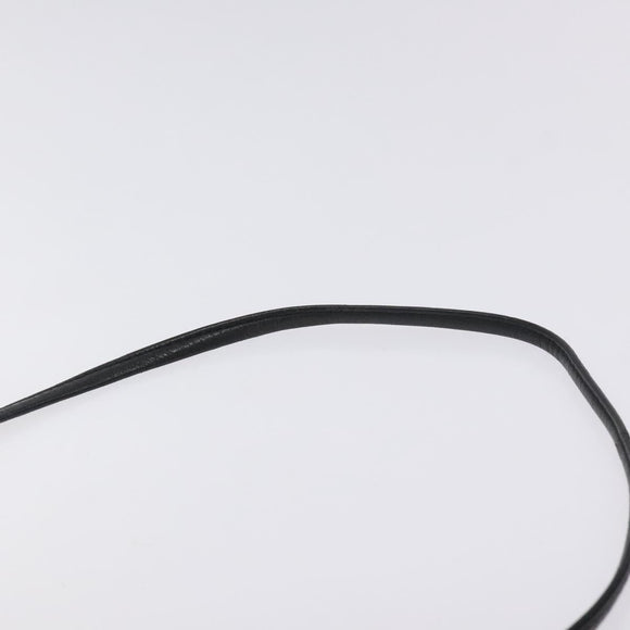 Christian Dior Trotter Canvas Shoulder Bag Black Auth BA3304