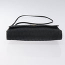 Christian Dior Trotter Canvas Shoulder Bag Black Auth BA3304-9