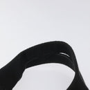 BURBERRY Nova Check Blue Label Hand Bag Nylon Beige Silver Auth BA3308-8