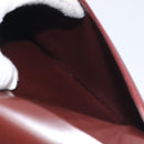 CARTIER Must Line Shoulder Bag Leather Bordeaux Gold Auth BA3311-22