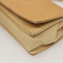 CHANEL Chain Long Wallet Caviar Skin Beige Gold CC Auth BA3314-15