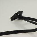 CELINE C Sulky Shoulder Bag Canvas Navy Gold Auth BA3319-8