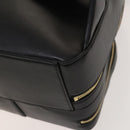 Stella MacCartney Backpack Leather Black Gold 594165 Auth BA3320-14