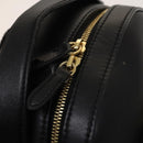 Stella MacCartney Backpack Leather Black Gold 594165 Auth BA3320-16