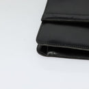 Christian Dior Shoulder Bag Leather Black Gold Auth BA3321-10