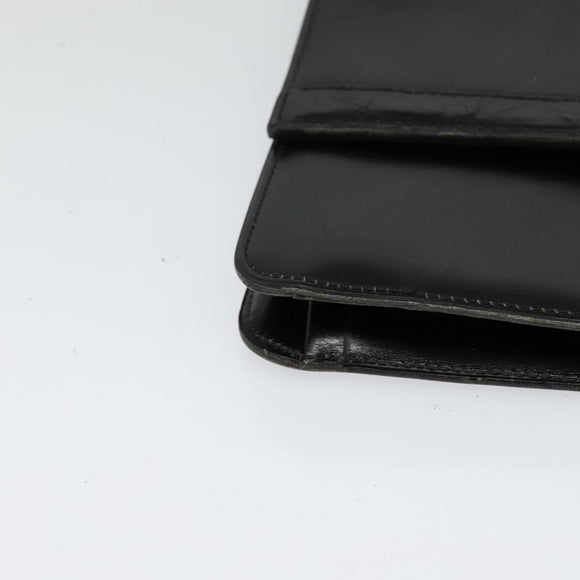 Christian Dior Umhängetasche Leder Schwarz Gold Original BA3321