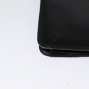 Christian Dior Shoulder Bag Leather Black Gold Auth BA3321-12