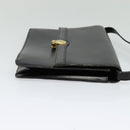 Christian Dior Umhängetasche Leder Schwarz Gold Original BA3321-4