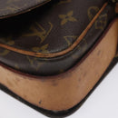 LOUIS VUITTON Monogram Cartouchiere MM Shoulder Bag M51253 LV Auth BA3338-9