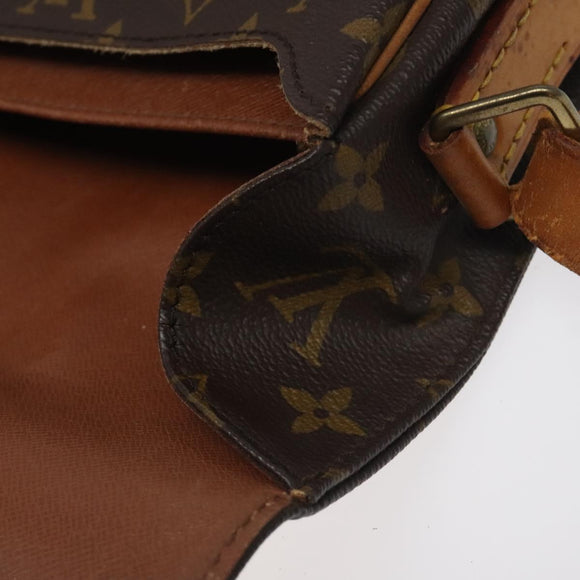 LOUIS VUITTON Monogram Cartouchiere MM Shoulder Bag M51253 LV Auth BA3338