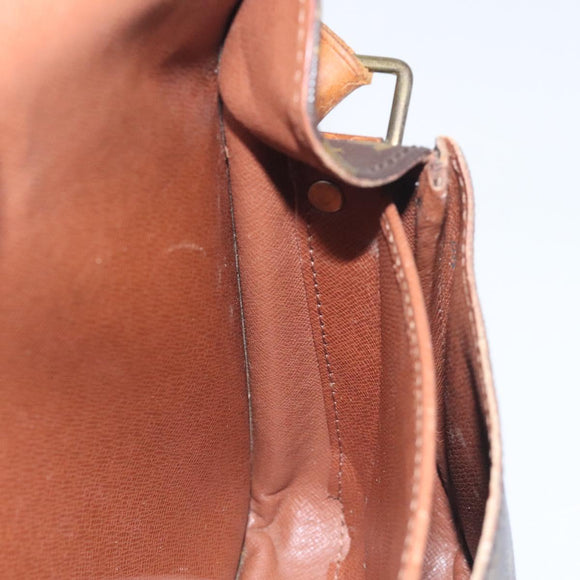 LOUIS VUITTON Monogram Cartouchiere MM Shoulder Bag M51253 LV Auth BA3338