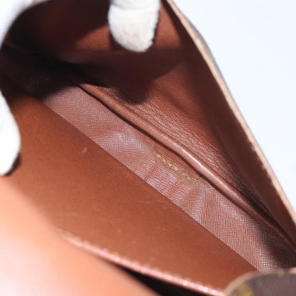 LOUIS VUITTON Monogram Cartouchiere MM Shoulder Bag M51253 LV Auth BA3338