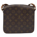 LOUIS VUITTON Monogram Cartouchiere MM Shoulder Bag M51253 LV Auth BA3338-2