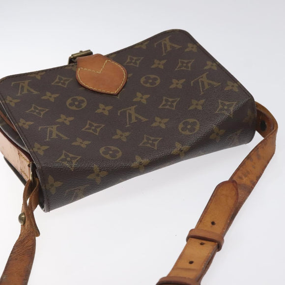 LOUIS VUITTON Monogram Cartouchiere MM Shoulder Bag M51253 LV Auth BA3338
