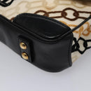 LOUIS VUITTON Monogram Charm Pochette Lover Bag Ivory M95194 LV Auth BA333SAV-15