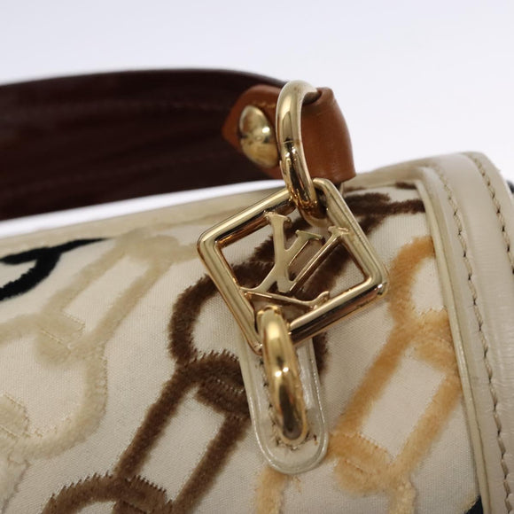 LOUIS VUITTON Monogram Charm Pochette Lover Bag Ivory M95194 LV Auth BA333SAV