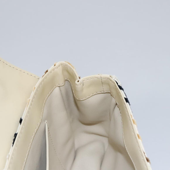 LOUIS VUITTON Monogram Charm Pochette Lover Bag Ivory M95194 LV Auth BA333SAV