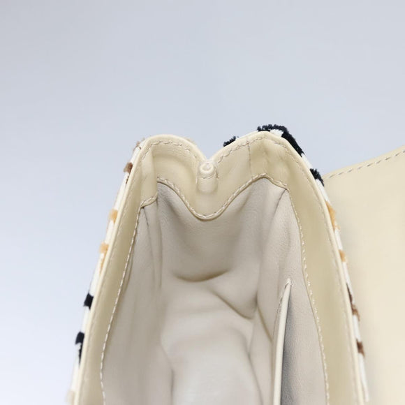 LOUIS VUITTON Monogram Charm Pochette Lover Bag Ivory M95194 LV Auth BA333SAV