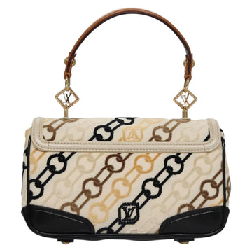 LOUIS VUITTON Monogram Charm Pochette Lover Bag Ivory M95194 LV Auth BA333SAV - 0