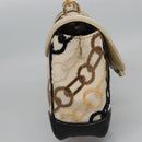 LOUIS VUITTON Monogram Charm Pochette Lover Bag Ivory M95194 LV Auth BA333SAV-4