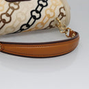 LOUIS VUITTON Monogram Charm Pochette Lover Bag Ivory M95194 LV Auth BA333SAV-7