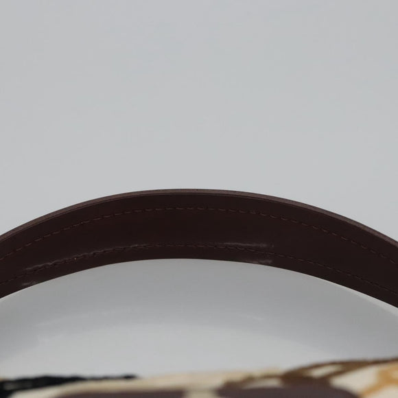 LOUIS VUITTON Monogram Charm Pochette Lover Bag Ivory M95194 LV Auth BA333SAV